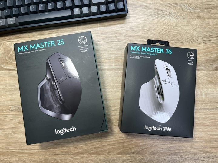 logitech 羅技 MX Master 3S 開箱使用心得 及MX Master 2S的比較